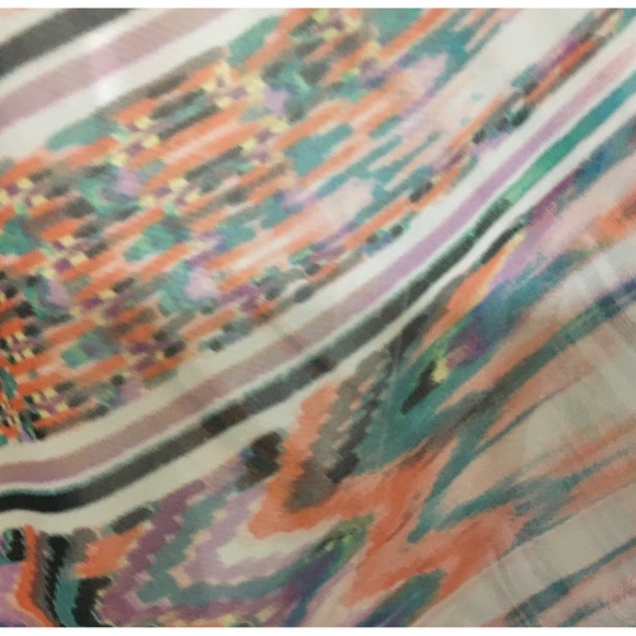 SHEER SLEEVELESS TOP/ ZIPPER RUFFEL BOTTOM - Picture 4 of 10